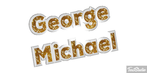 George Michael Text effect