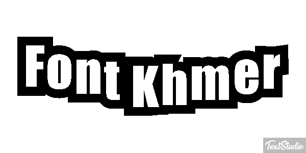 Font Khmer Text effect