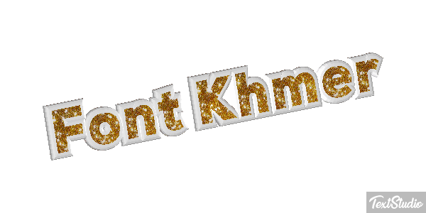 Font Khmer Text effect