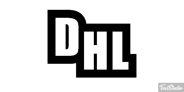 DHL Text effect