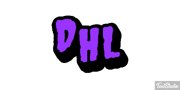 DHL Text effect