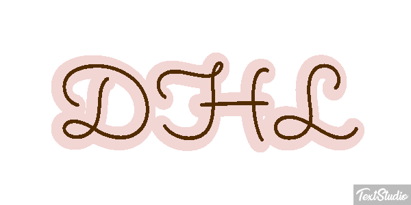 DHL Text effect