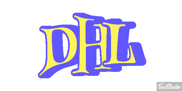 DHL Text effect