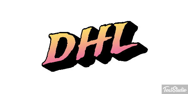 DHL Text effect