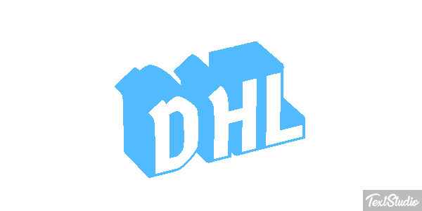 DHL Text effect