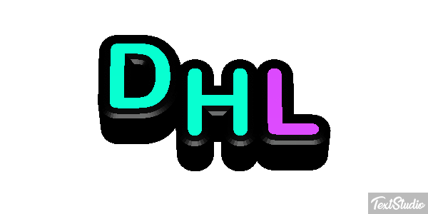 DHL Text effect