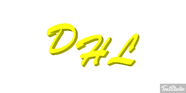 DHL Text effect