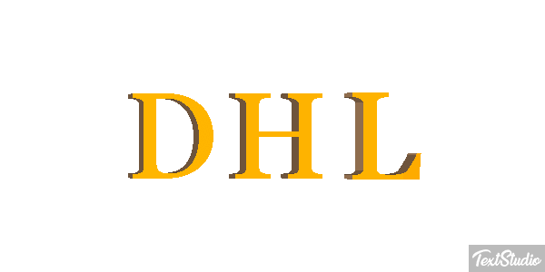 DHL Text effect