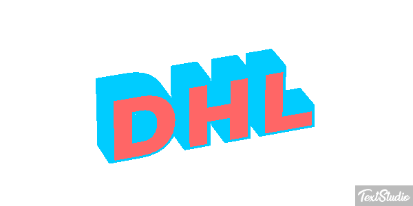 DHL Text effect