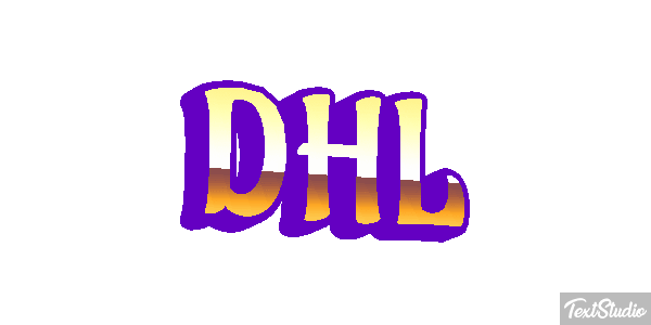 DHL Text effect