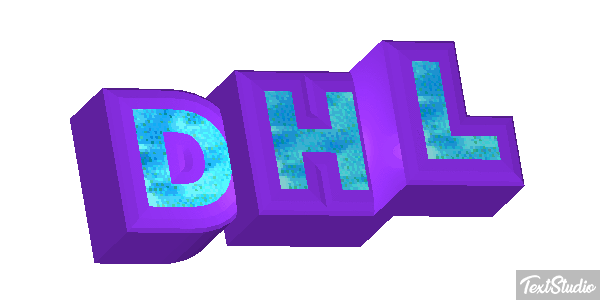 DHL Text effect