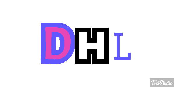 DHL Text effect