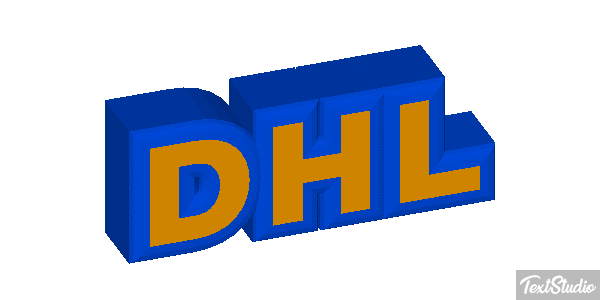 DHL Text effect