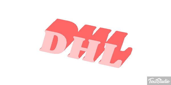 DHL Text effect