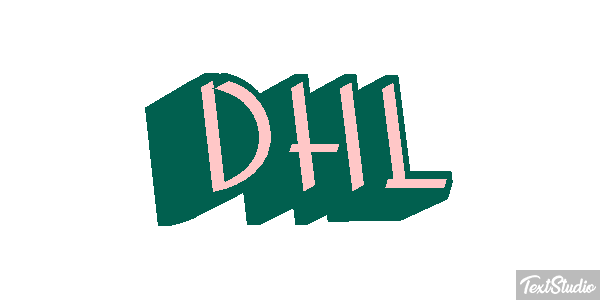 DHL Text effect