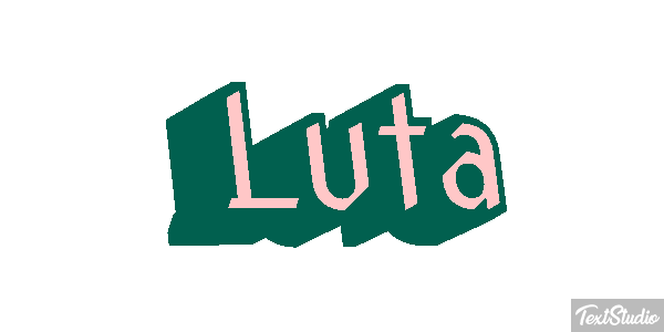 Luta Effetto testo