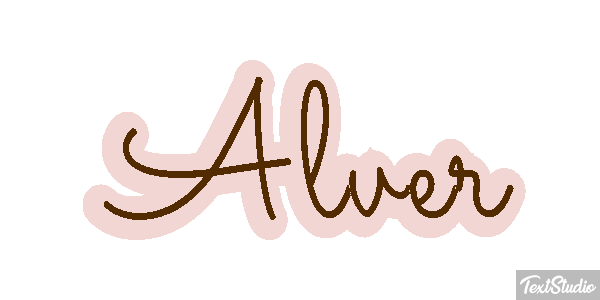 Alver Text effect