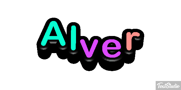 Alver Text effect