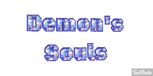 Demon's Souls Efecto de texto