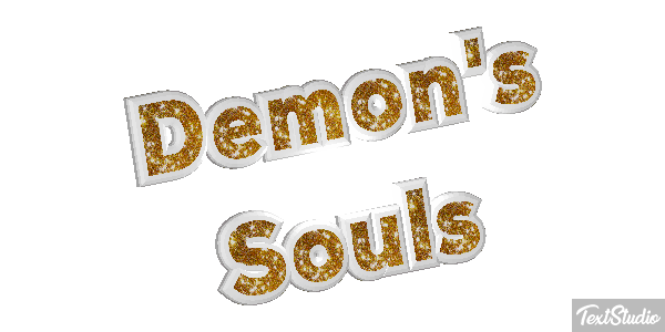 Demon's Souls Efecto de texto