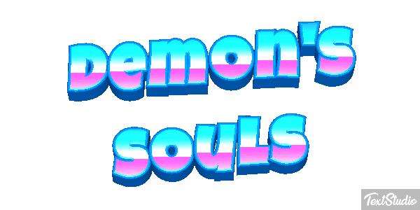 Demon's Souls Efecto de texto