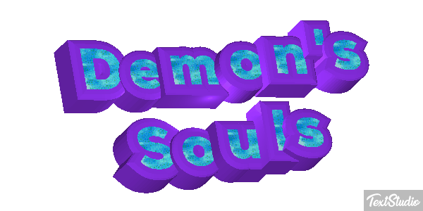 Demon's Souls Efecto de texto
