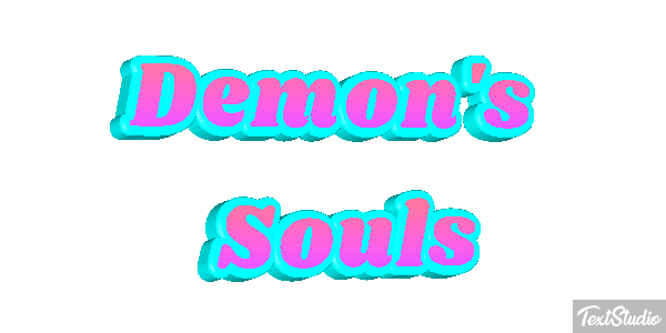 Demon's Souls Efecto de texto