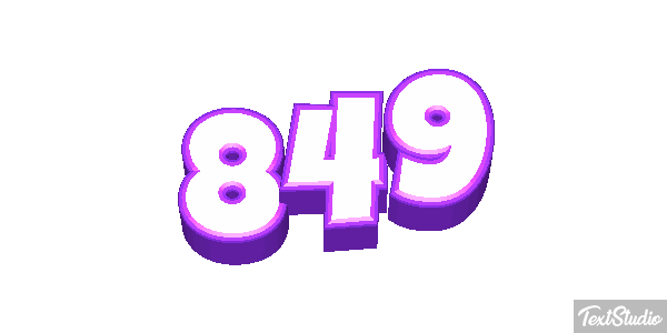 849 Efecto de texto