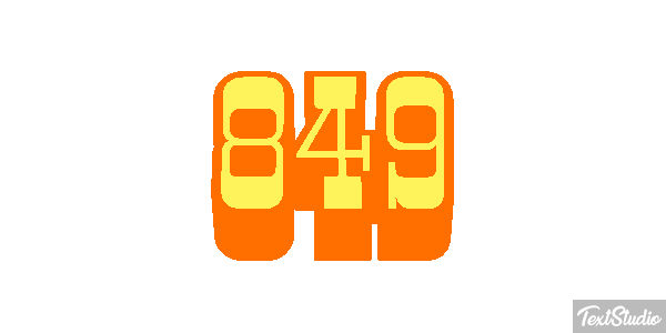 849 Efecto de texto