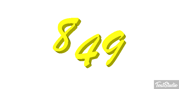 849 Efecto de texto