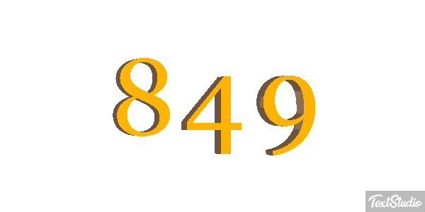 849 Efecto de texto
