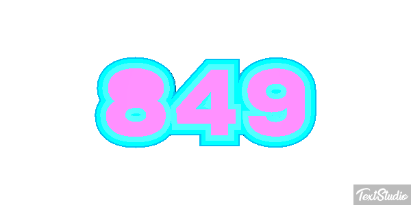 849 Efecto de texto