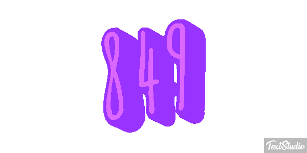 849 Efecto de texto