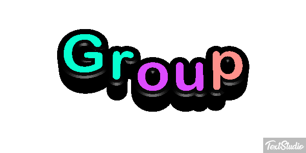 Group Word Animated GIF Logo Designs