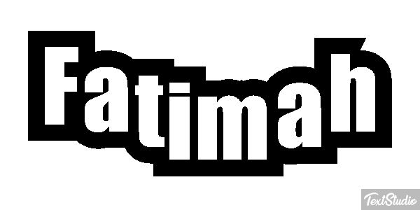 Fatimah テキスト効果