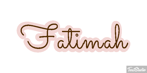 Fatimah テキスト効果