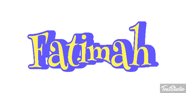 Fatimah テキスト効果