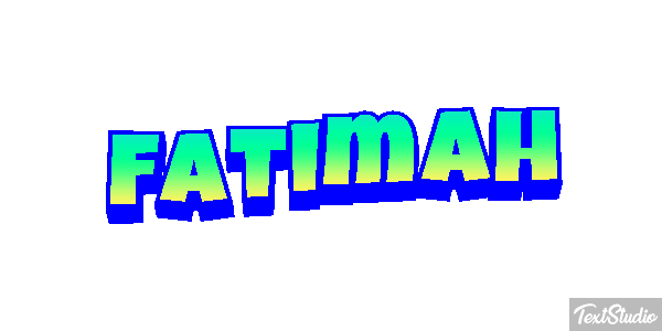 Fatimah テキスト効果