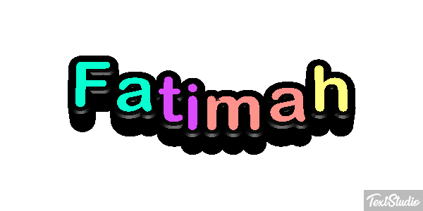 Fatimah テキスト効果
