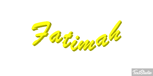 Fatimah テキスト効果