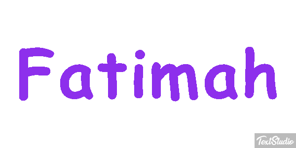Fatimah テキスト効果