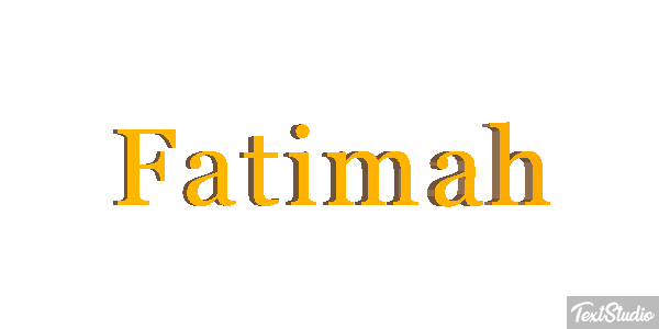 Fatimah テキスト効果