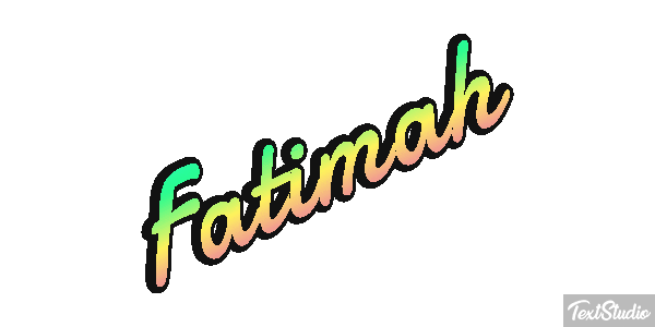 Fatimah テキスト効果