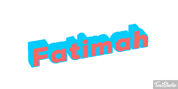 Fatimah テキスト効果