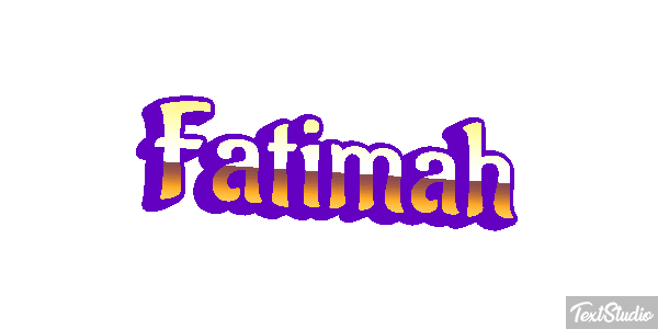 Fatimah テキスト効果