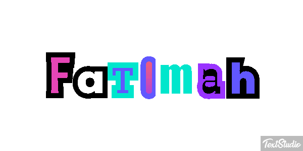Fatimah テキスト効果