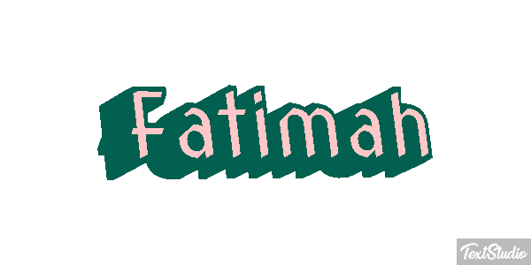 Fatimah テキスト効果