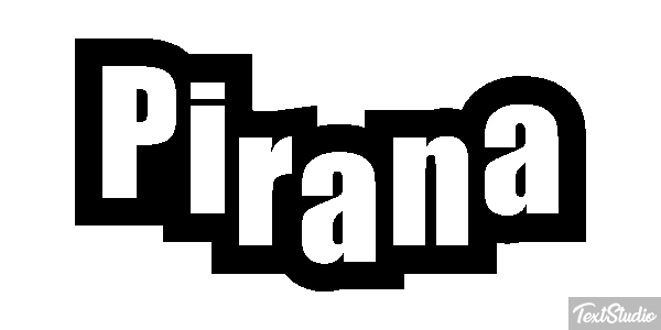 Piraña Efekt tekstowy