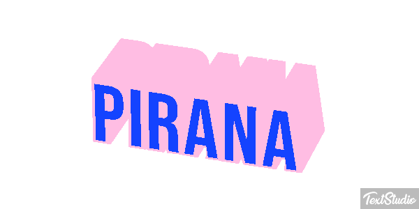 Piraña Efekt tekstowy