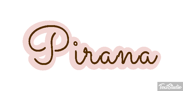Piraña Efekt tekstowy